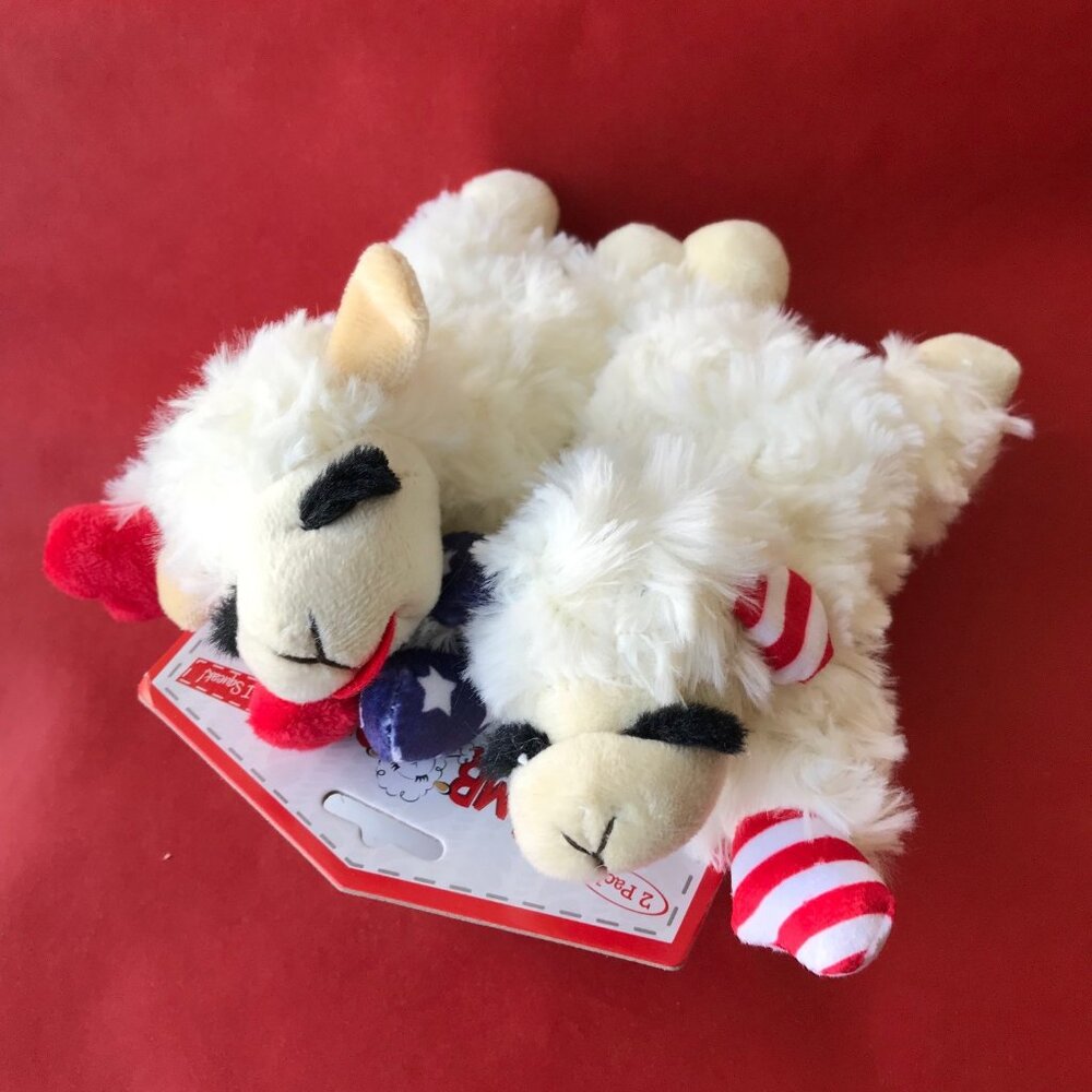 Multipet Plush Dog Toy,  Small 6in Lambchop